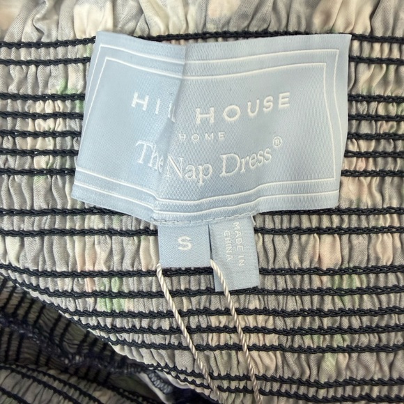 NWT Hill House Lila Nap Dress Bluebonnet Navy Floral Mini Floral Size S - Picture 8 of 10